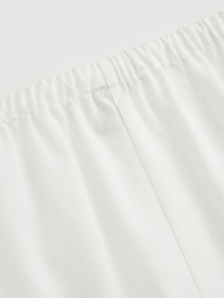 Low Rise Drawstring Long Straight Leg Trousers