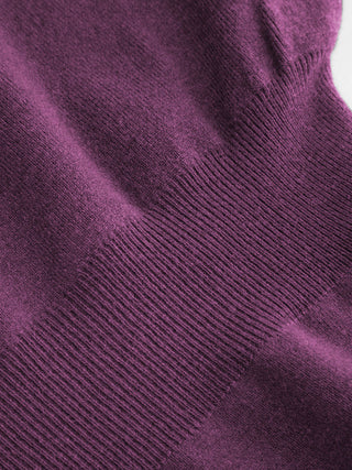 Knit Boat Neck Batwing Sleeve Top With Belt