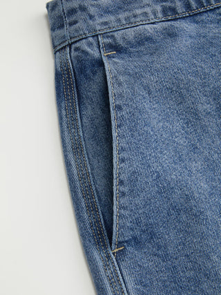 Denim Mid Rise Washed Jogger Jeans