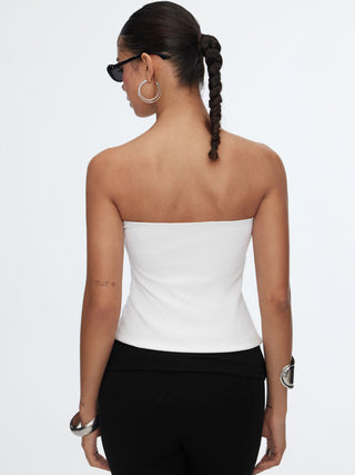 Sequin Bandeau Crop Top