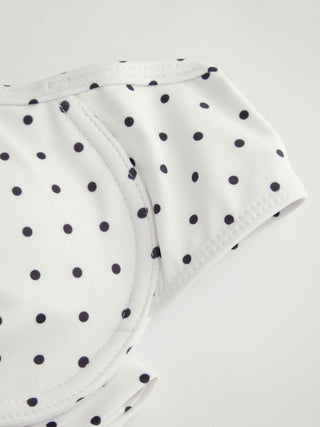 Sweetheart Polka Dot Underwire Cheeky Bikini Set