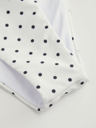 Sweetheart Polka Dot Underwire Cheeky Bikini Set