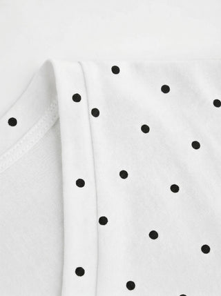 Cotton-blend High Stretch V-neck Short Sleeve Tee