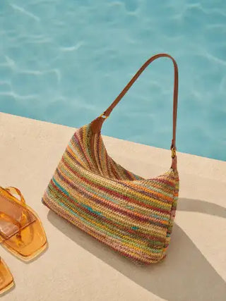 STRIPED SHOULDER BAG