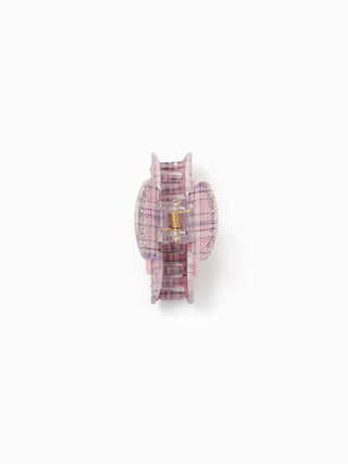 HEART GINGHAM HAIR CLAW