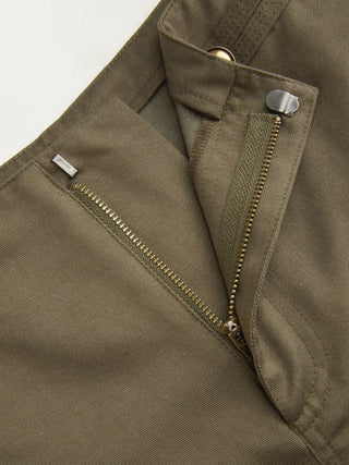 Cotton-blend Low Rise Metal Detail Shorts