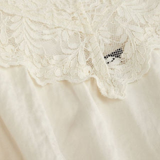 Lace Trim Bubble Hem Bloomer Romper