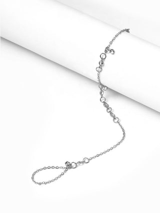 RHINESTONE HAND CHAIN BRACELET