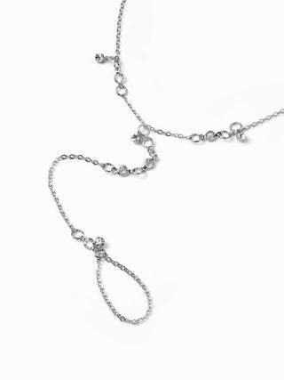 RHINESTONE HAND CHAIN BRACELET
