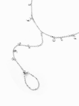 MOON & STAR HAND CHAIN BRACELET