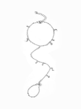 MOON & STAR HAND CHAIN BRACELET