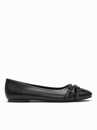 DOUBLE BUCKLE  FLATS