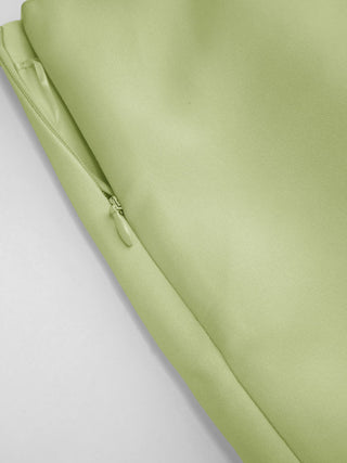 Satin Low Rise A-line Mini Skort
