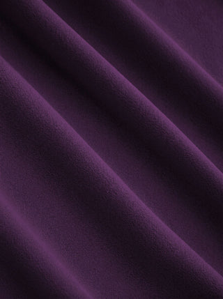 Round Neckline Ruched Maxi Dress