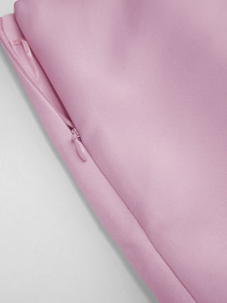 Satin Low Rise A-line Mini Skort