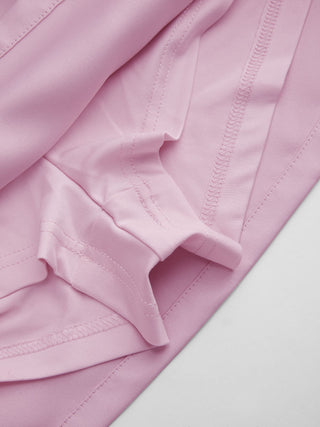Satin Low Rise A-line Mini Skort