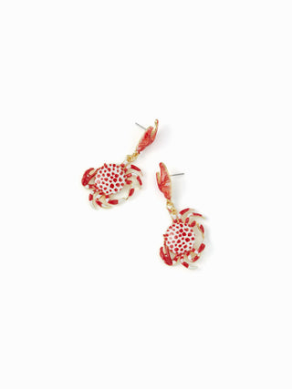 CRAB DROP EARRINGS