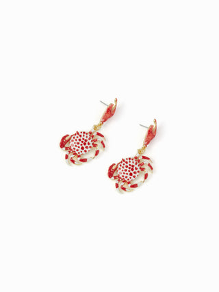 CRAB DROP EARRINGS