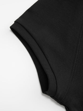 Cotton-blend High Stretch Raglan Sleeve Tee