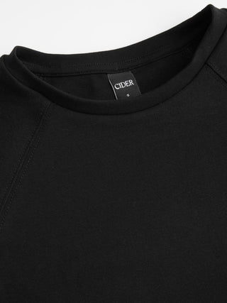 Cotton-blend High Stretch Raglan Sleeve Tee