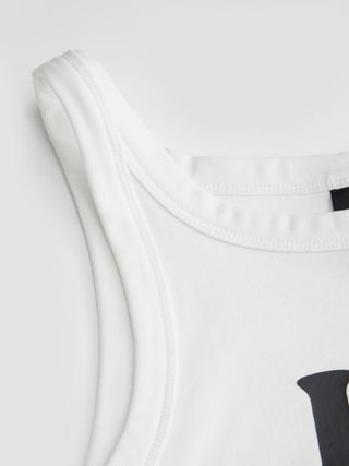 Cotton-blend I LOVE LA Graphic Crop Tank Top