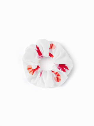 2PCS DOG & SHELL GRAPHIC SCRUNCHIE SET
