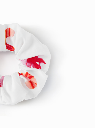 2PCS DOG & SHELL GRAPHIC SCRUNCHIE SET