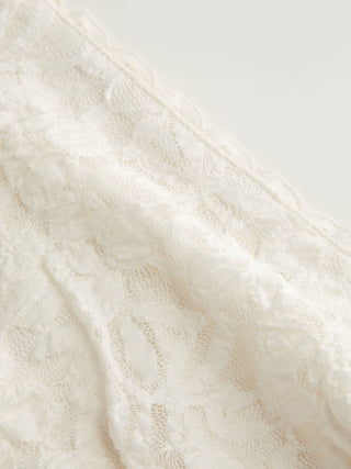 Chiffon Lace Halter Neckline Lace Panel Blouse