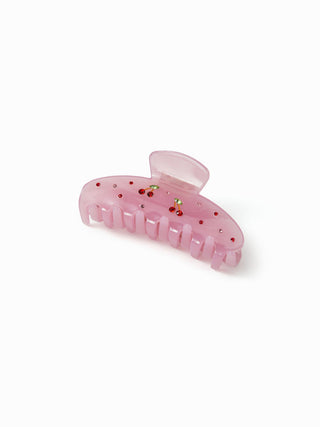 CHERRY RHINESTONE HAIR CLAW