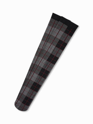 PLAID OVER THE KNEE SOCKS