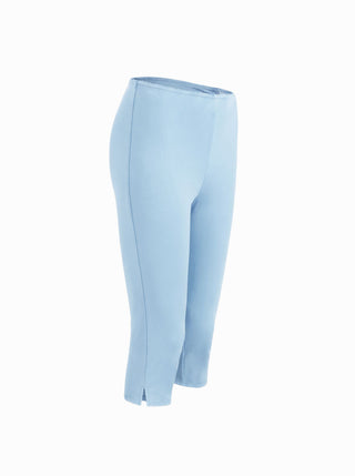 Low Rise High Stretch Split Knee Length Capri Leggings