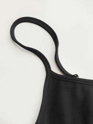 U-neckline Ruched Cami Top