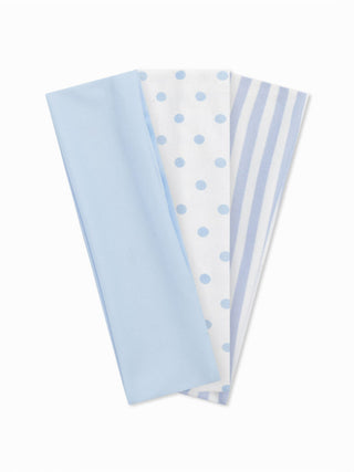 3PCS STRIPED & POLKA DOT HEADBAND