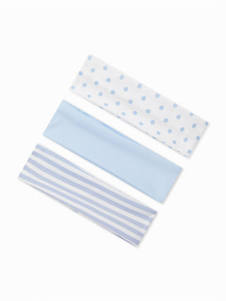 3PCS STRIPED & POLKA DOT HEADBAND