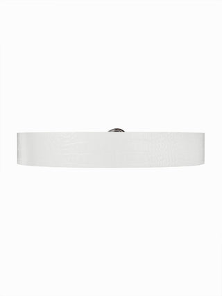 CROCODILE PATTERN BUCKLE BELT