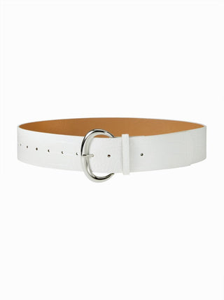 CROCODILE PATTERN BUCKLE BELT