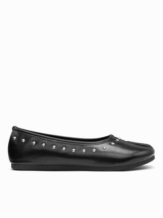 STUDDED SPLIT TOE MARY JANE FLATS