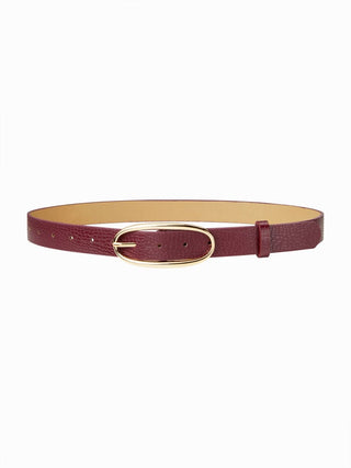CROCODILE PATTERN BUCKLE BELT