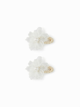 2PCS FLOWER HAIR CLIP SET