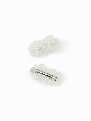 2PCS FLOWER HAIR CLIP SET