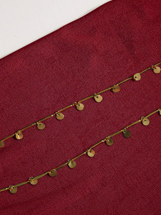 Cowl Neck Backless Chain Detail Cami Mermaid Maxi Dress