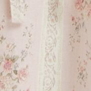 Cotton Floral Graphic Sweetheart Neck Lace Trim Ruffle Sleeve Oversized Blouse