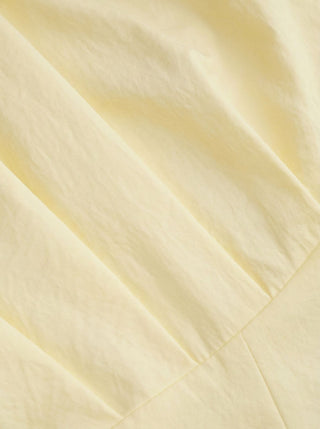 Short Sleeve Draped Pocket Flared Maxi Dress
