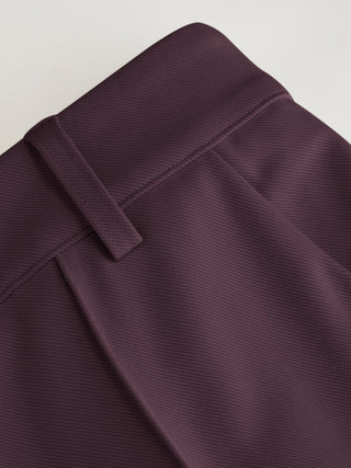 High Rise Pleated Straight Leg Trousers