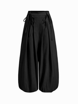 Low Rise Drawstring Balloon Trousers