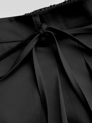 Low Rise Drawstring Balloon Trousers