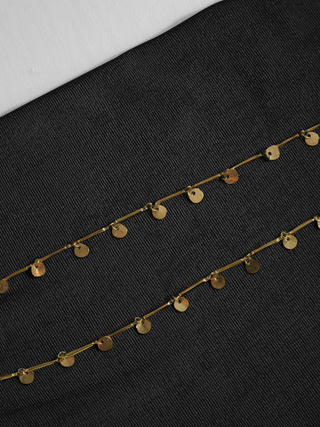 Cowl Neck Backless Chain Detail Cami Mermaid Maxi Dress