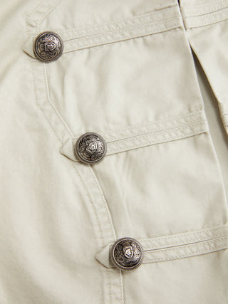 My Way Cropped Napoleon Top
