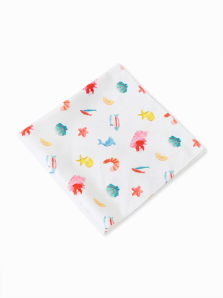 DOG & SHELL GRAPHIC HEADSCARF