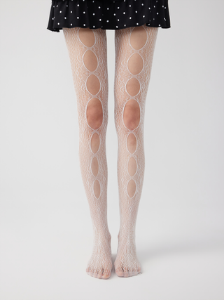 MESH BRAIDED TIGHTS